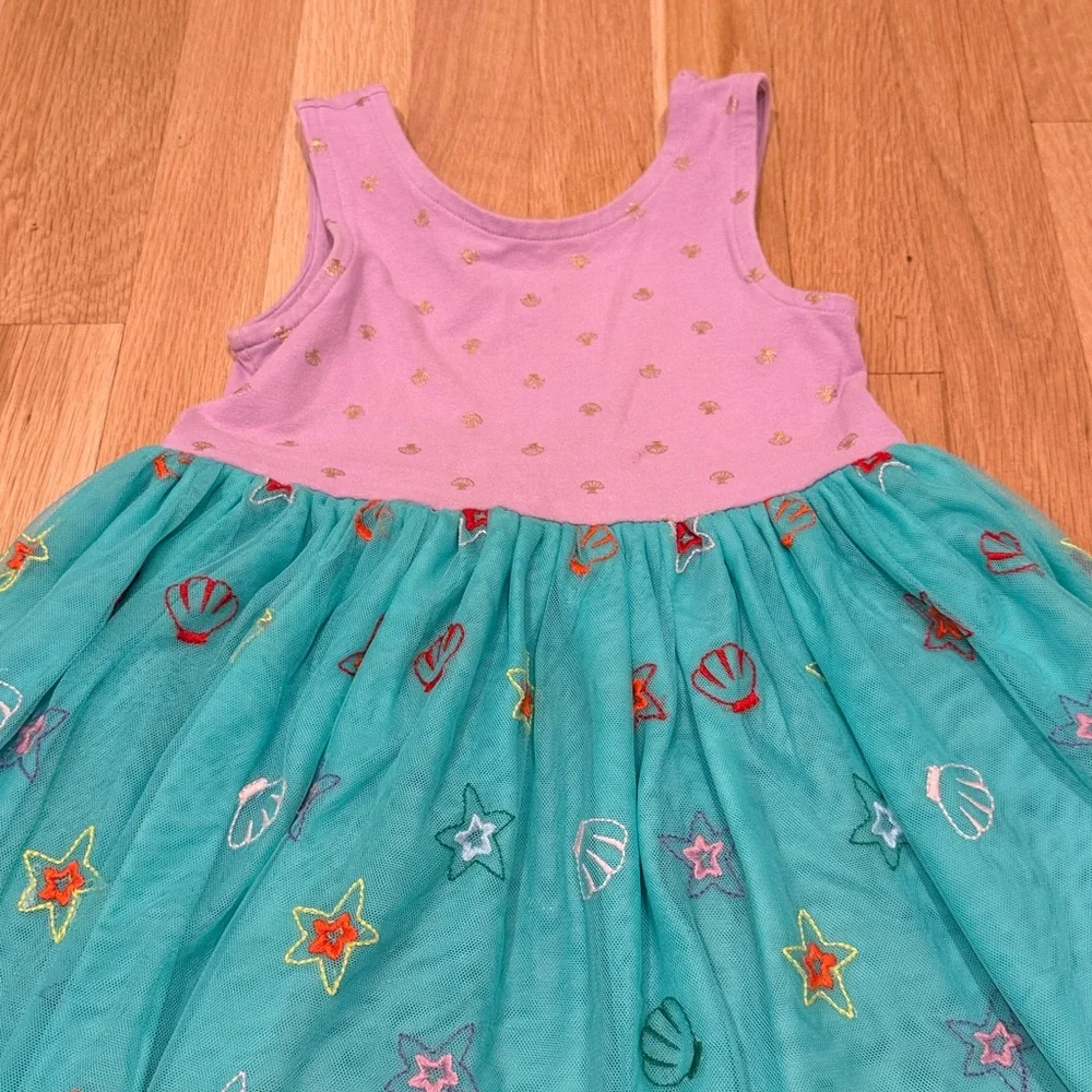 Disney Collection By Hanna Anderson Ariel Princess Dress size 5 - Picture 2 of 7